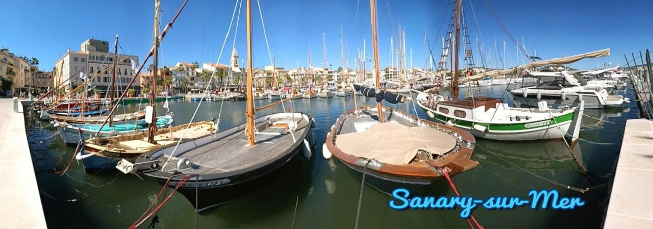LumineuxT3 Centre-ville Parking Ascenseur Mer Plages Port à pied Location du Samedi au Samedi Sanary-sur-Mer Exterior foto